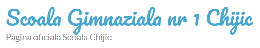 Scoala Gimnaziala nr 1 Chijic